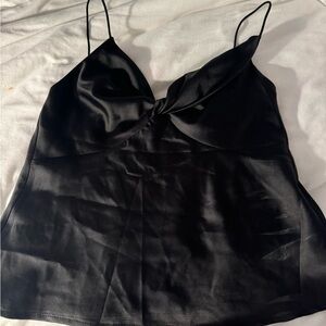 Princess Polly black silk top